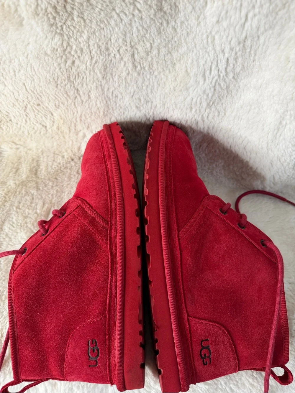 UGG Men’s Red Suede Chukka Boots
